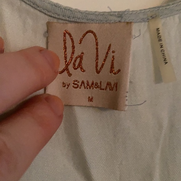 EUC chambray Anthropologie dress - Picture 3 of 3